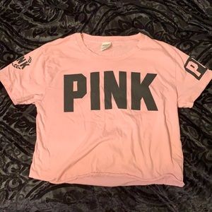 Pink Victoria’s Secret Pink crop top